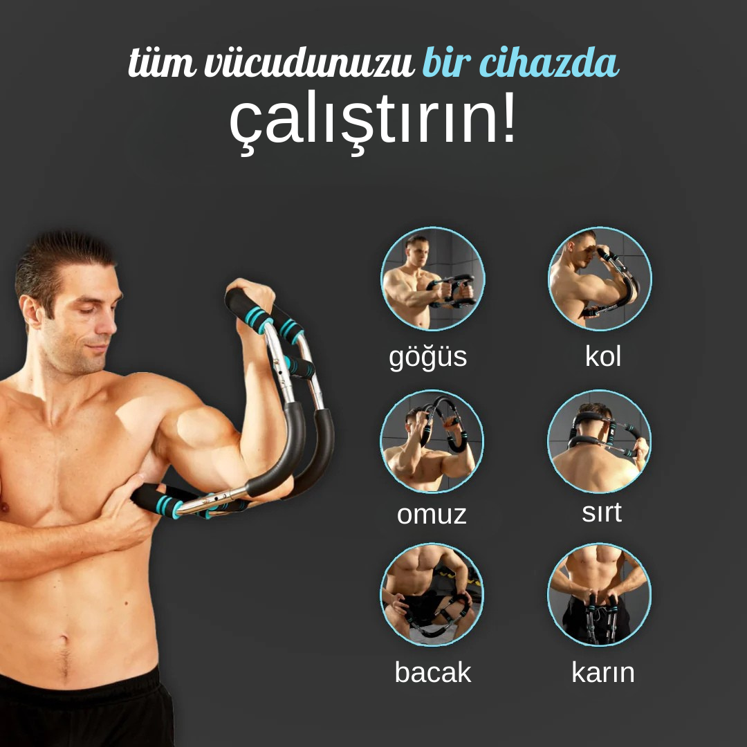 SimaylaBar Pro – Gelişmiş Tüm Vücut Güçlendirme ve Profesyonel Kas Geliştirme Cihazı
